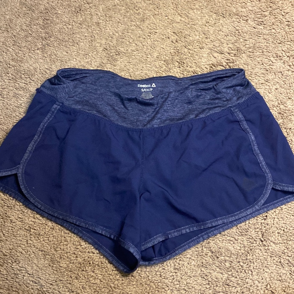 Reebok navy blue athletic shorts